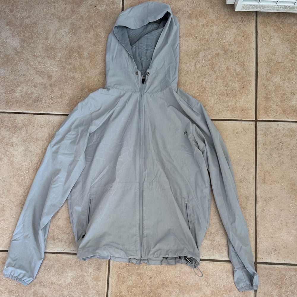Vuori Gray Zip-Up Jacket Medium